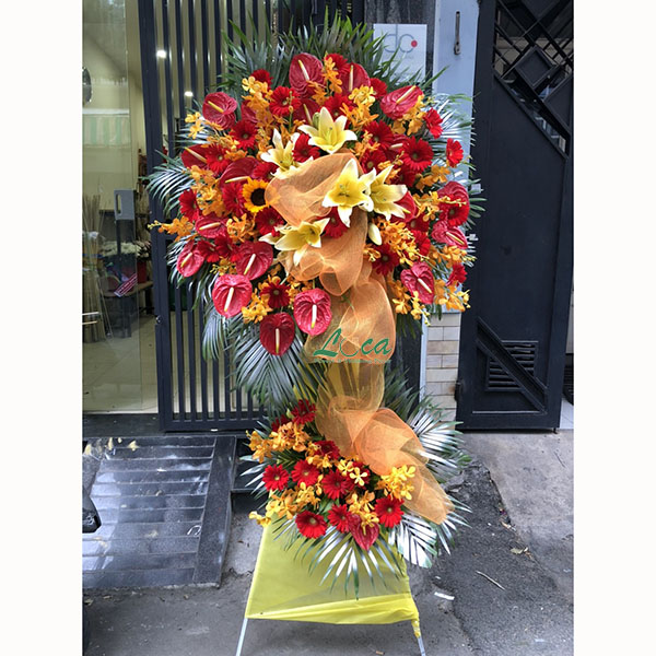 Kệ hoa chúc mừng mẫu 21